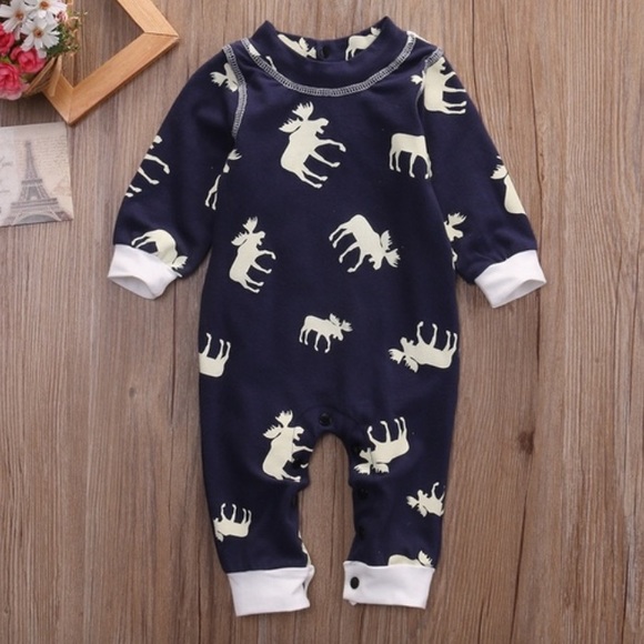 INFANT BOYS “DON’T MOOSE WITH ME” SIZE 6-9 MONTH - Picture 2 of 8